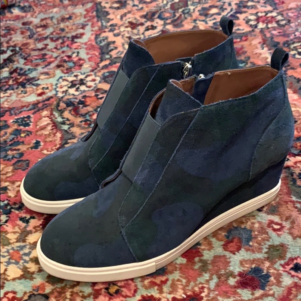 Linea Paola Felicia Wedge Sneaker SZ 9.5M